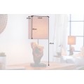 Stylová stolní lampa Hypnotic 45cm hnědá