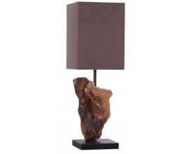 Stylová stolní lampa Hypnotic 45cm hnědá