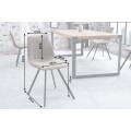 Designová židle Amsterdam Retro antique šedá