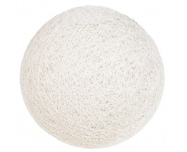 Designová stylová závěsná lampa Cocoon bílá 45cm