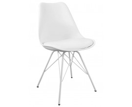 Designová moderní židle Scandinavia bílá