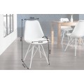 Designová moderní židle Scandinavia bílá