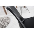 Designová moderní jídelní židle Scandinavia černá
