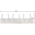 Luxusní designový nástěnný věšák Jelen 50cm stříbrný