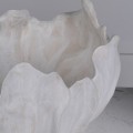 Designová moderní porcelánová mísa Coral bílé barvy organického tvaru se zaoblenými okraji 24 cm