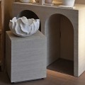 Designová moderní porcelánová mísa Coral bílé barvy organického tvaru se zaoblenými okraji 24 cm