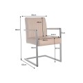 Industriální kožená černá konzolová jídelní židle Inspirativo s retro vertikálním prošíváním a černou konstrukcí 88 cm