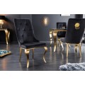 Glamour barokní jídelní sestava Gold Barock v moderním stylu