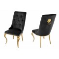 Glamour barokní jídelní sestava Gold Barock v moderním stylu