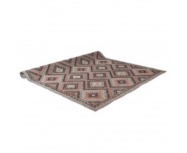 Luxusní etno obdélníkový koberec Nomad Brown s geometrickým vzorem 300 cm
