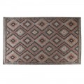 Luxusní etno obdélníkový koberec Nomad Brown s geometrickým vzorem 300 cm