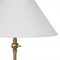 Luxusní art deco stolní lampa Tarkten s kovovou konstrukcí ve zlaté barvě s bílým stínítkem 80 cm Luxusní art deco stolní lampa Tarkten s kovovou konstrukcí ve zlaté barvě s bílým stínítkem 80 cm