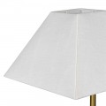 Luxusní glamour stojací lampa Tarkten se zlatou konstrukcí s nastavitelným ramenem a bílým hranatým stínítkem 143 cm Luxusní glamour stojací lampa Tarkten se zlatou konstrukcí s nastavitelným ramenem a bílým hranatým stínítkem 143 cm