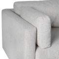Luxusn&iacute; modern&iacute; půlkruhov&aacute; &scaron;estim&iacute;stn&aacute; sedačka Jules s b&iacute;l&yacute;m strukturovan&yacute;m potahem 375 cm