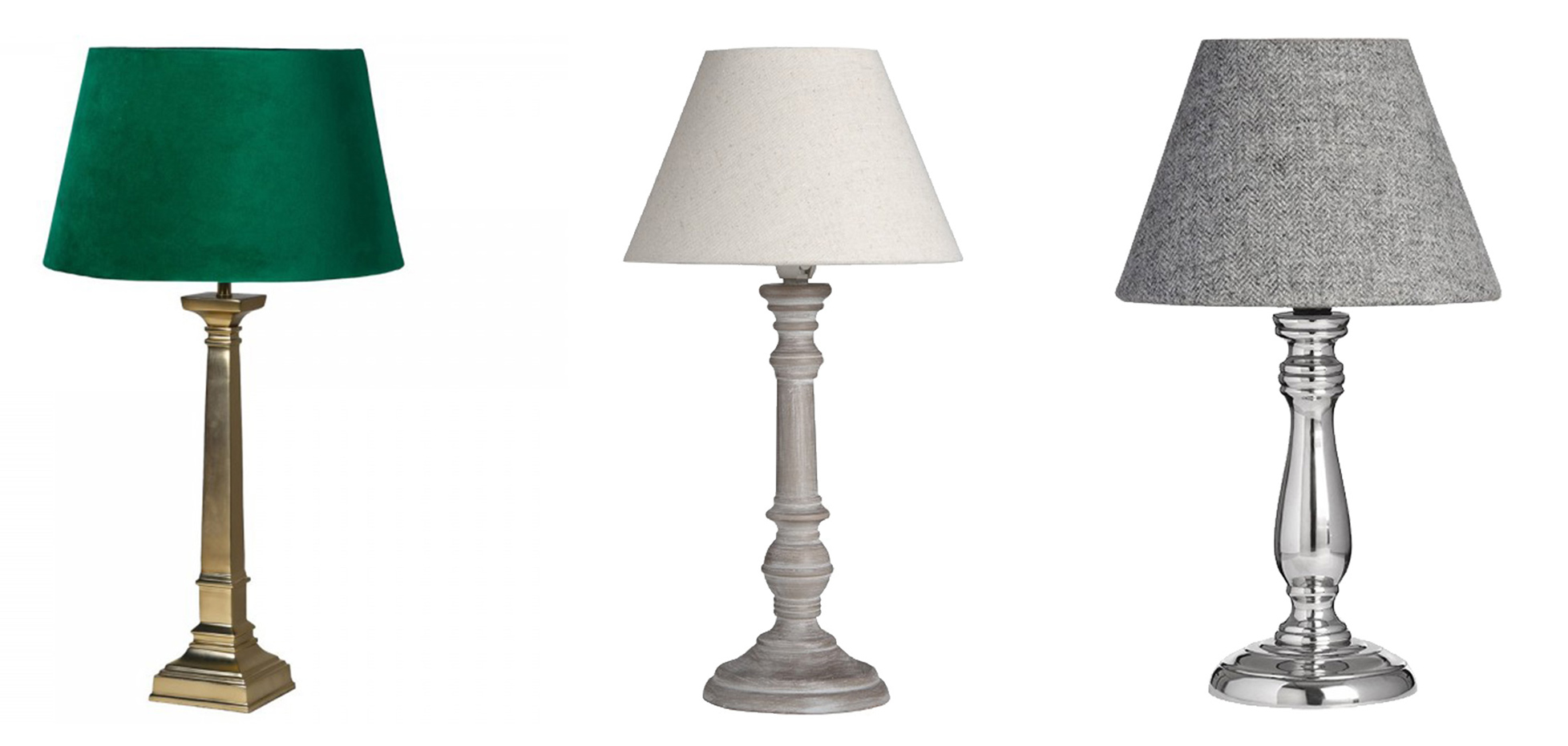 Designová vintage zlato-zelená lampa Pericles, Venkovská stolní lampa Pella, Designová chromová stolní lampa Fewlson