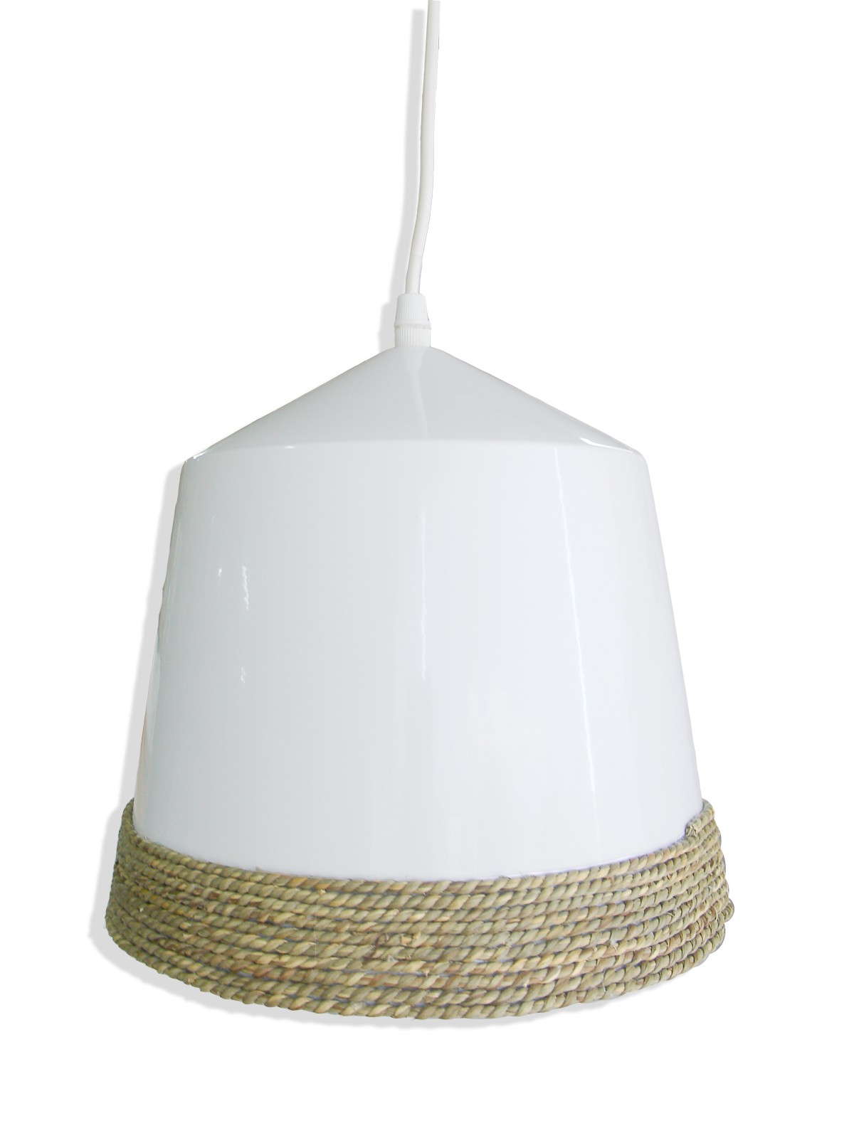 Estila Závěsná lampa BLANCA CON CUERDA